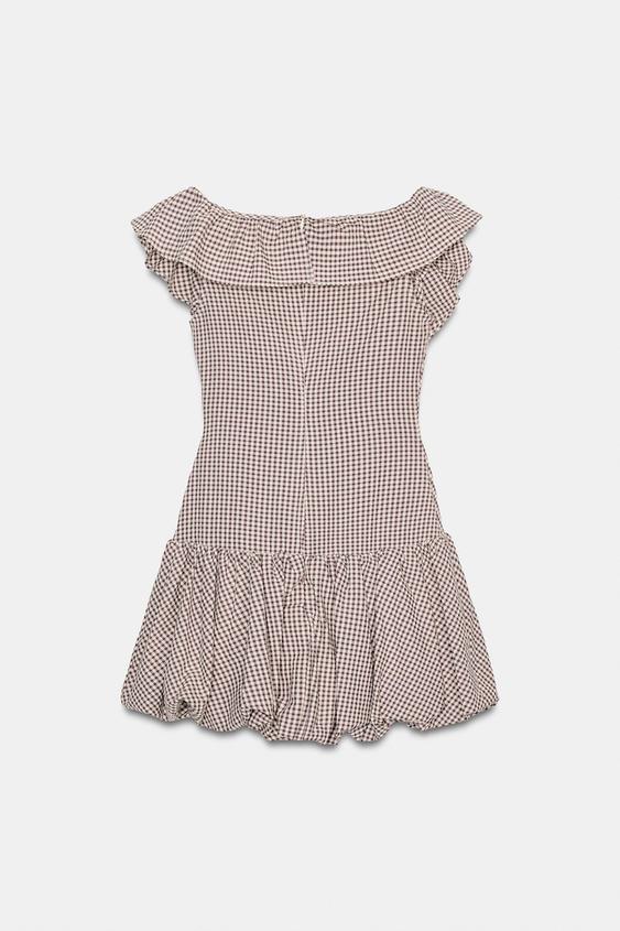 Robe combinaison à carreaux vichy