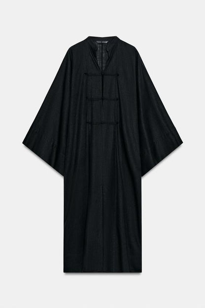 Robe tunique à brandebourgs ZW Collection