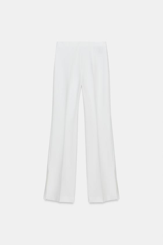 Pantalon coupe évasée à fentes ZW Collection