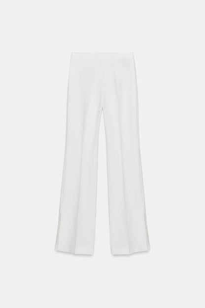 Pantalon coupe évasée à fentes ZW Collection