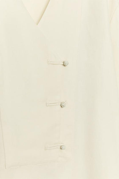 Robe courte à brandebourgs ZW Collection
