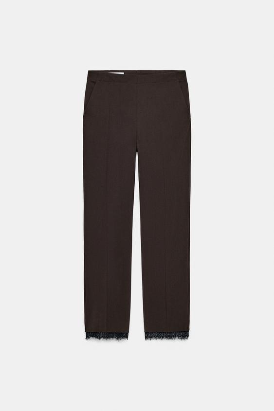Pantalon court en dentelle