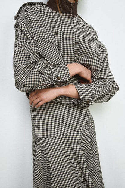 Bomber à carreaux ZW Collection