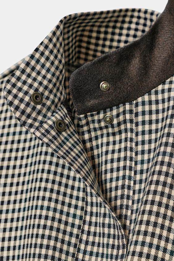Bomber à carreaux ZW Collection