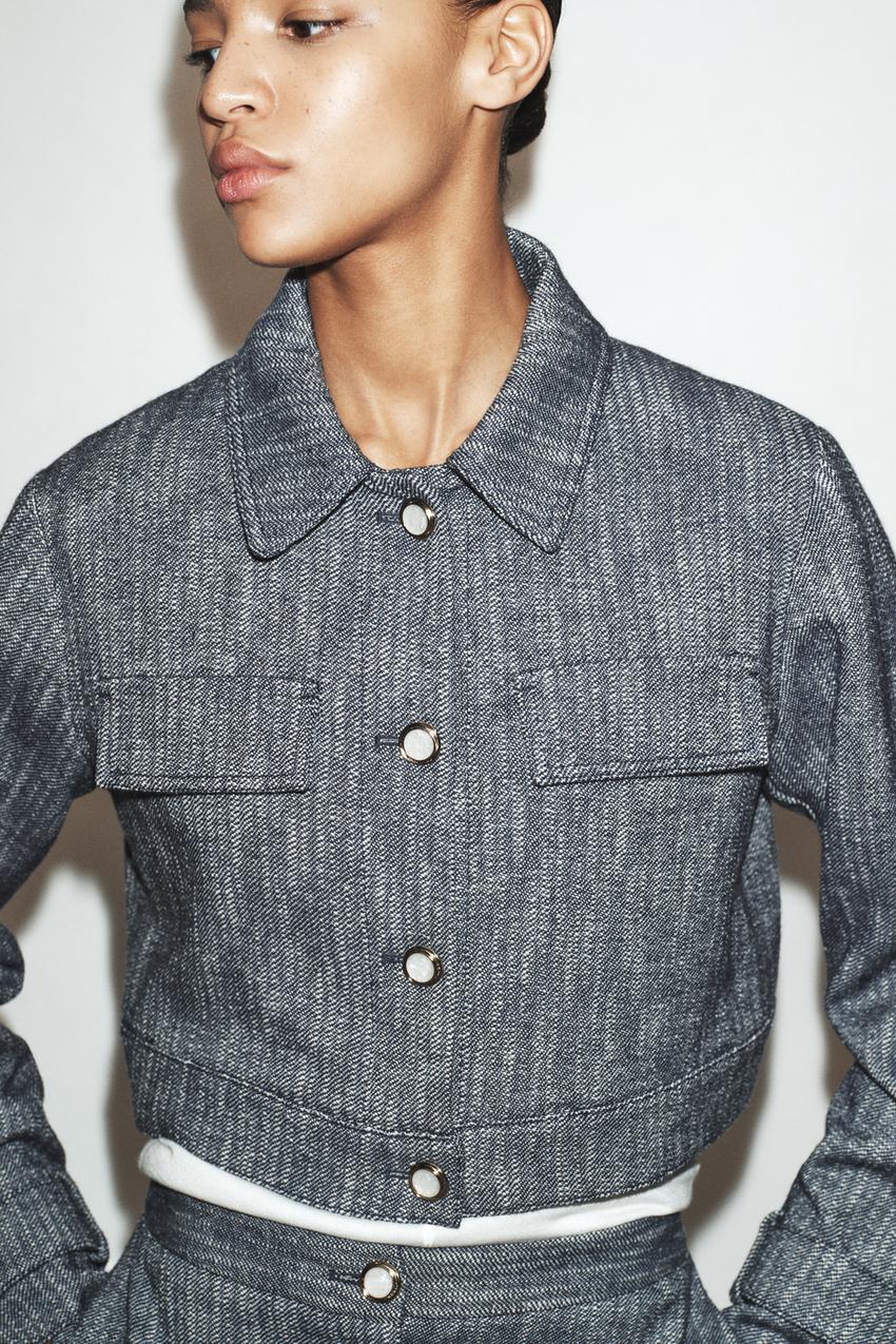 Veste courte structurée