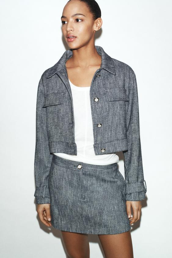 Veste courte structurée
