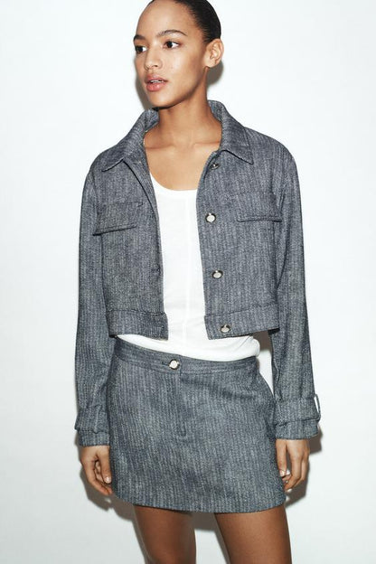 Veste courte structurée
