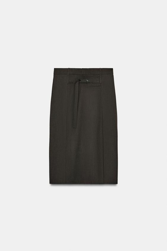 Jupe midi droite ZW Collection