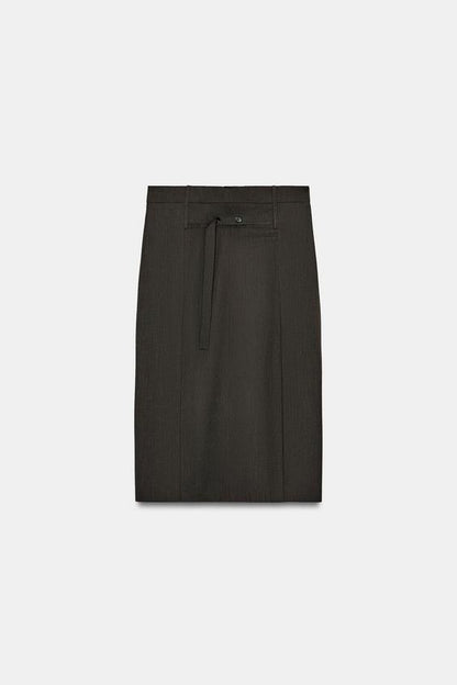 Jupe midi droite ZW Collection