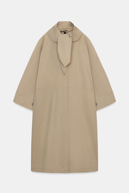 Trench oversize effet foulard ZW Collection Édition limitée