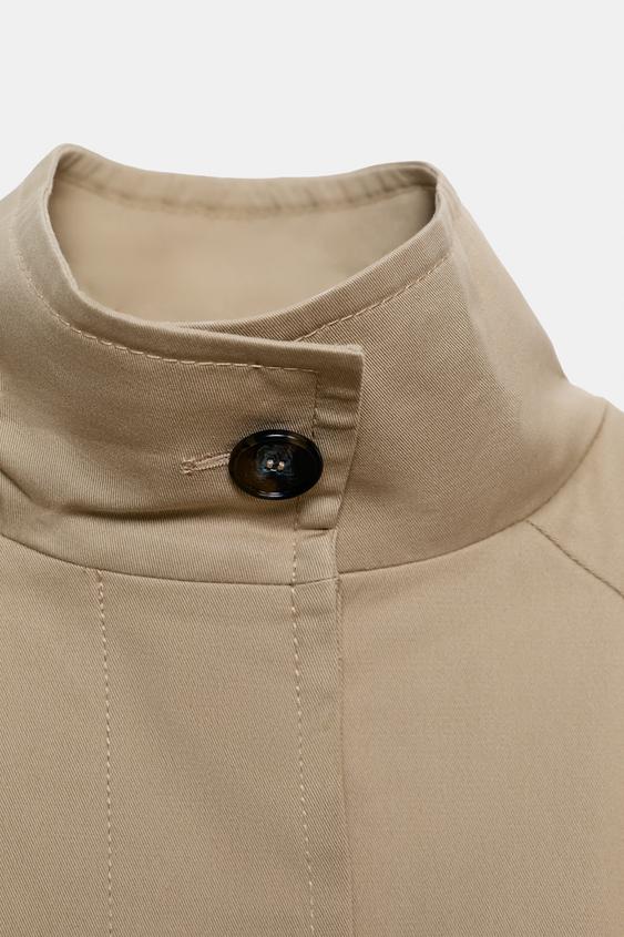 Trench oversize effet foulard ZW Collection Édition limitée