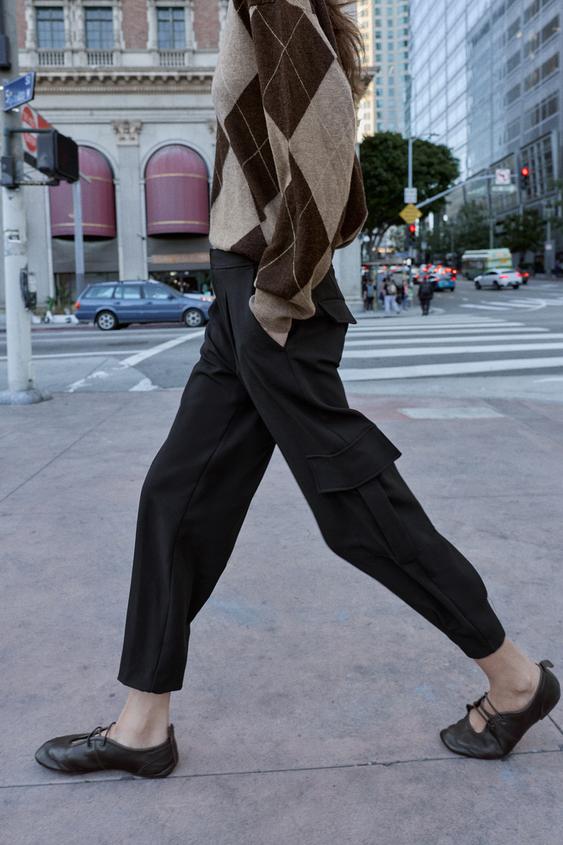 Pantalon carotte cargo
