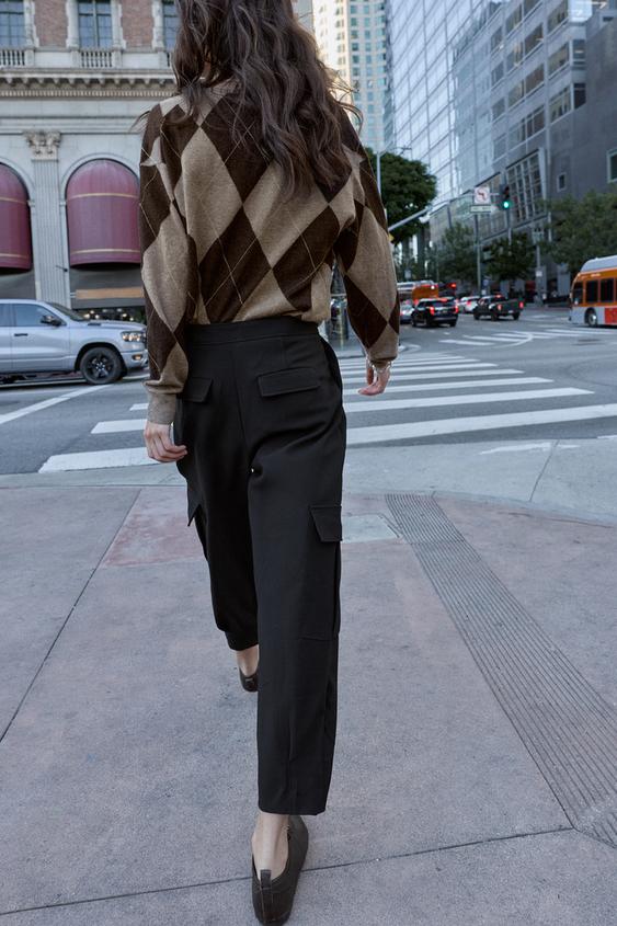 Pantalon carotte cargo