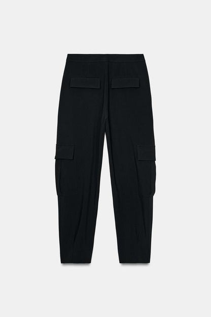 Pantalon carotte cargo