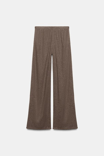Pantalon droit texturé
