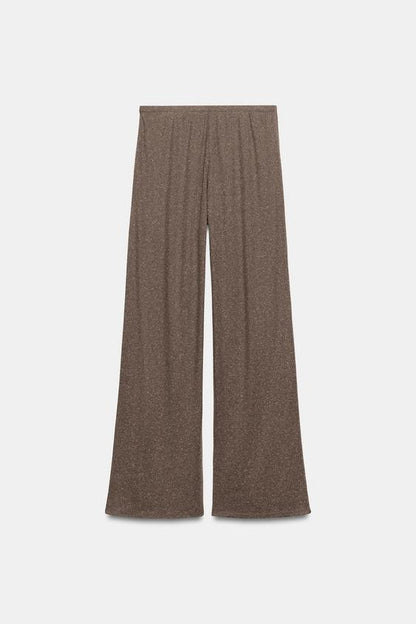 Pantalon droit texturé