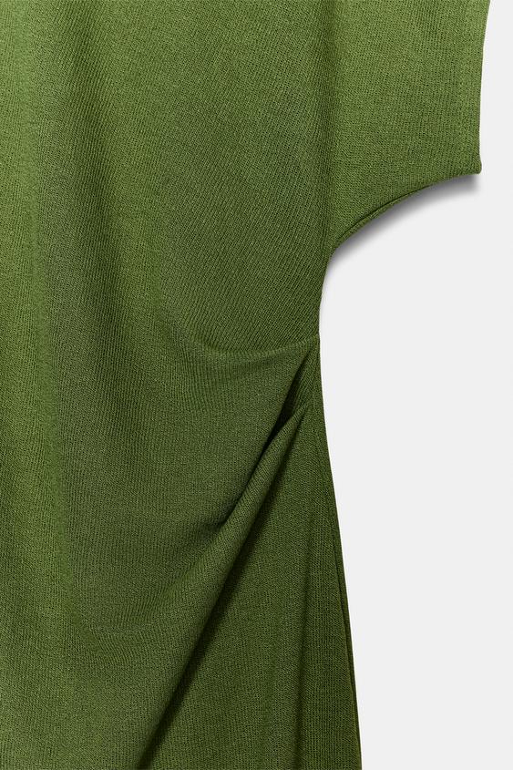 Robe longue drapée