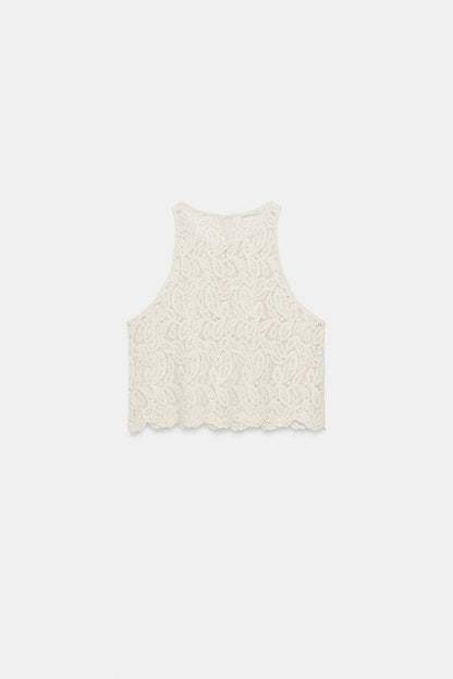 Top court au crochet