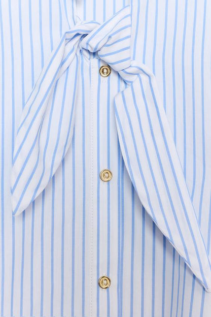 Top à rayures avec nœuds