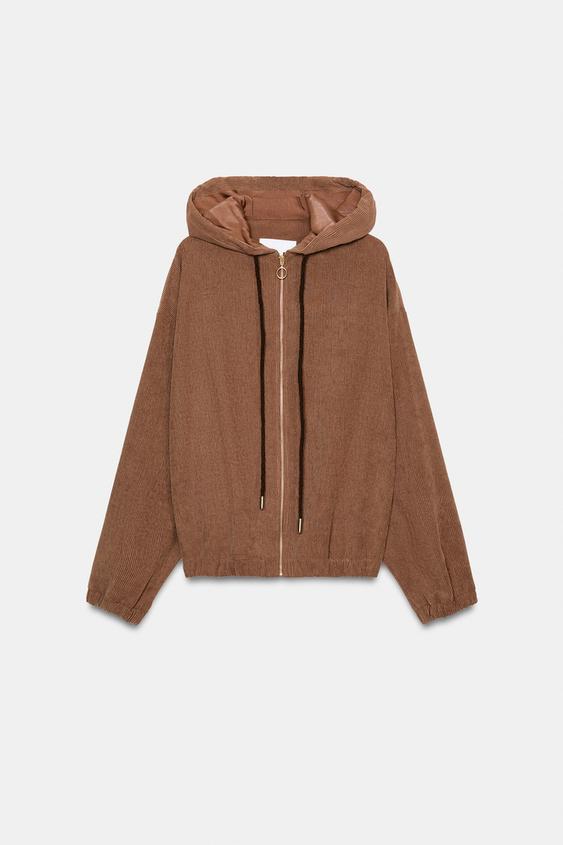 Veste bomber à capuche