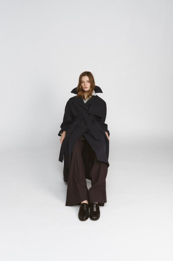 Trench à carreaux ZW Collection Édition limitée