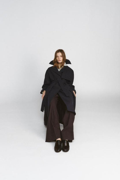 Trench à carreaux ZW Collection Édition limitée