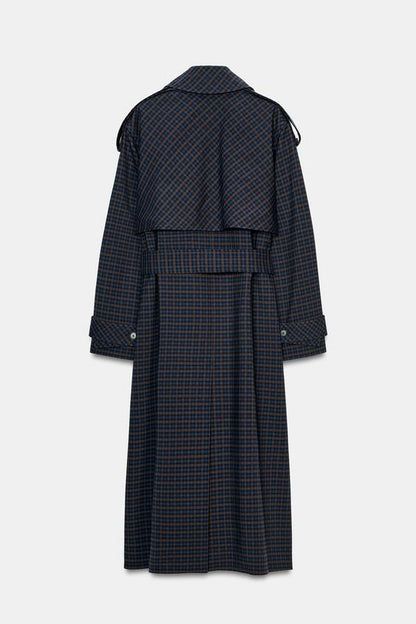 Trench à carreaux ZW Collection Édition limitée