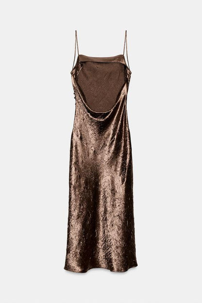 Robe midi lingerie