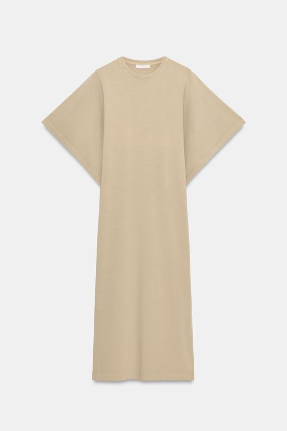 Robe midi en coton