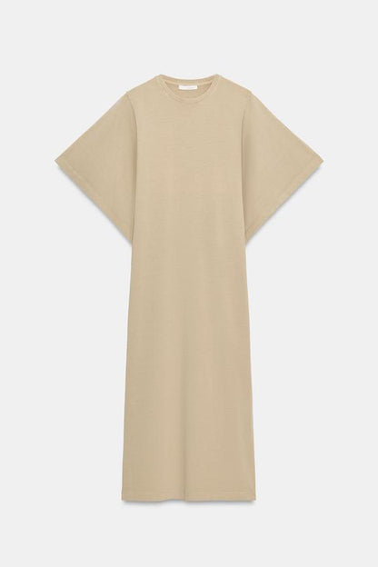 Robe midi en coton