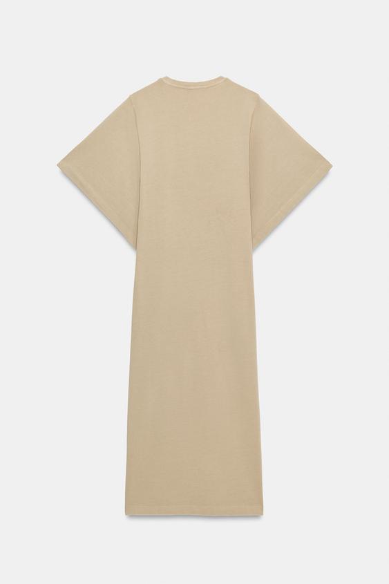 Robe midi en coton