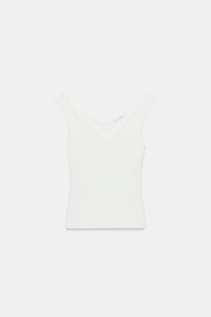 T-shirt à épaules dégagées