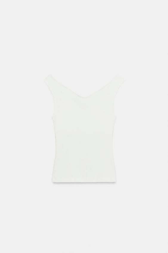 T-shirt à épaules dégagées