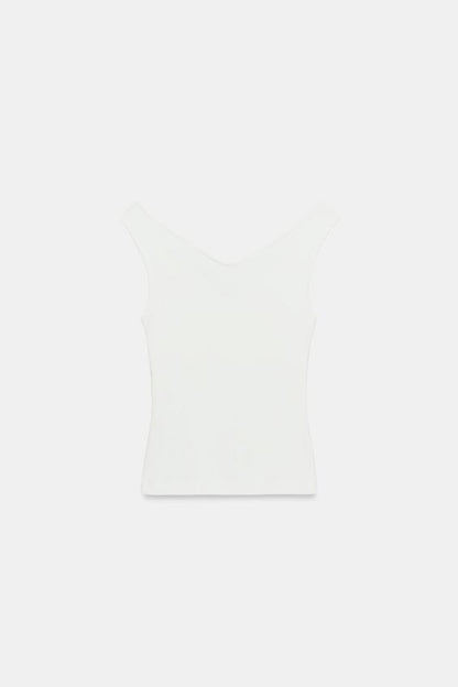 T-shirt à épaules dégagées