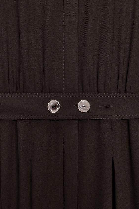 Robe midi avec ceinture