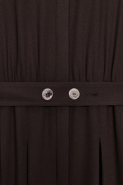 Robe midi avec ceinture