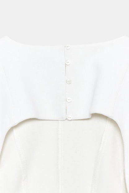 Robe courte avec ceinture