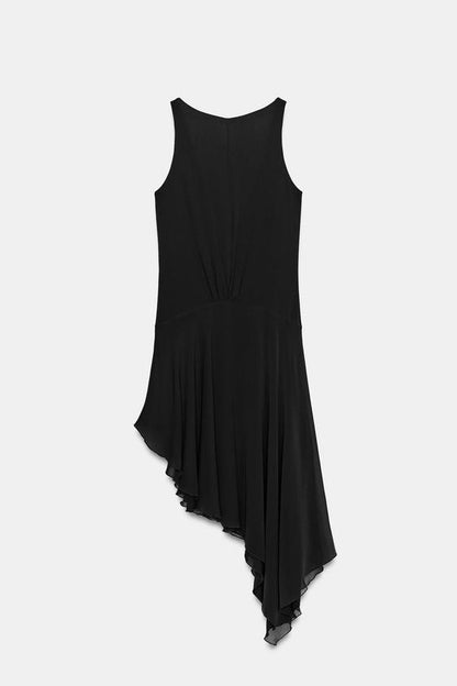 Robe midi asymétrique
