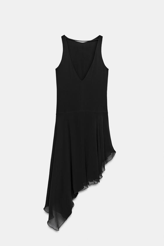 Robe midi asymétrique