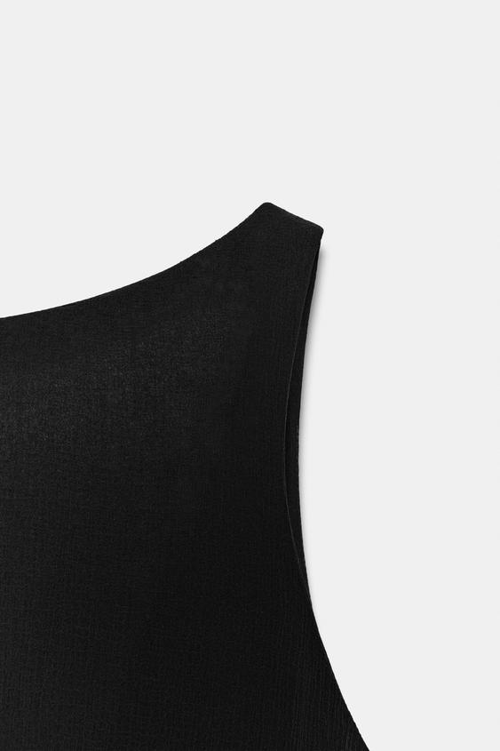 Robe midi asymétrique