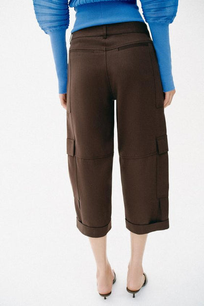 Pantalon cargo capri