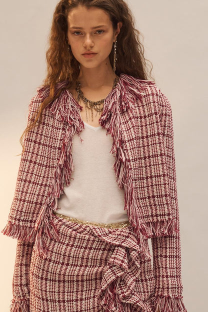 Veste structurée à franges Édition limitée