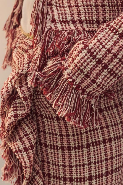 Veste structurée à franges Édition limitée