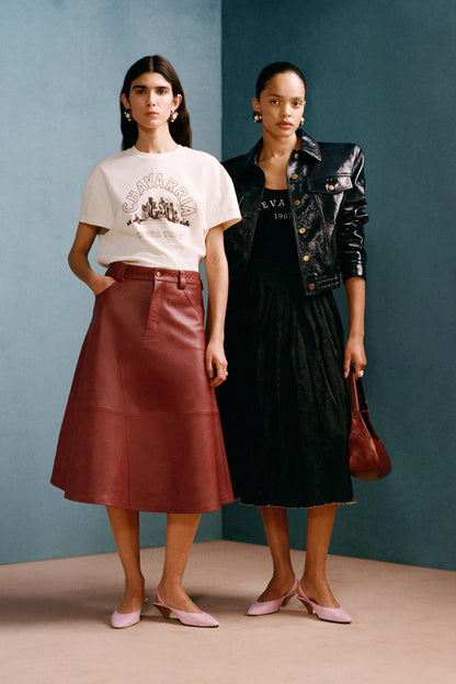 Jupe midi froissée Willy Chavarria x Zara