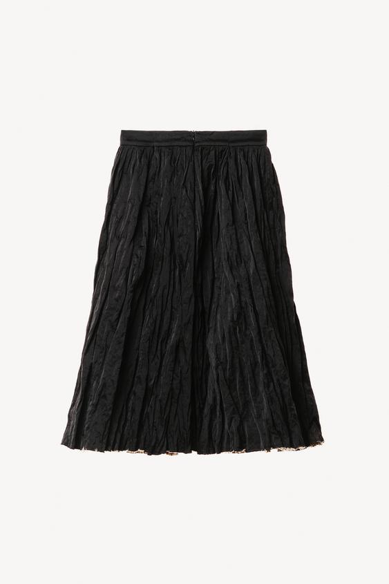 Jupe midi froissée Willy Chavarria x Zara