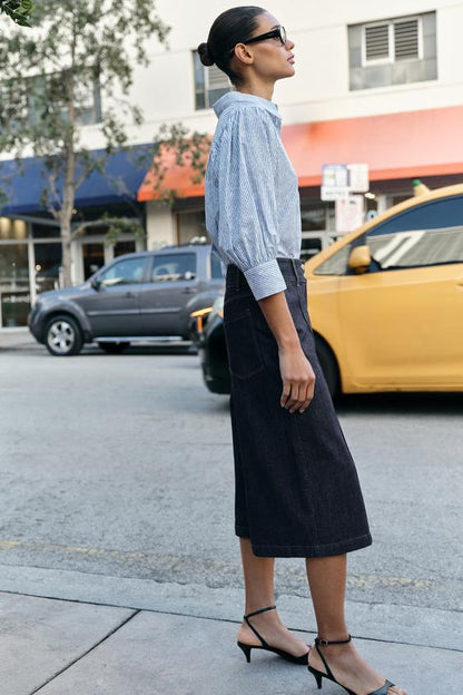 Bermuda Z1975 long en denim