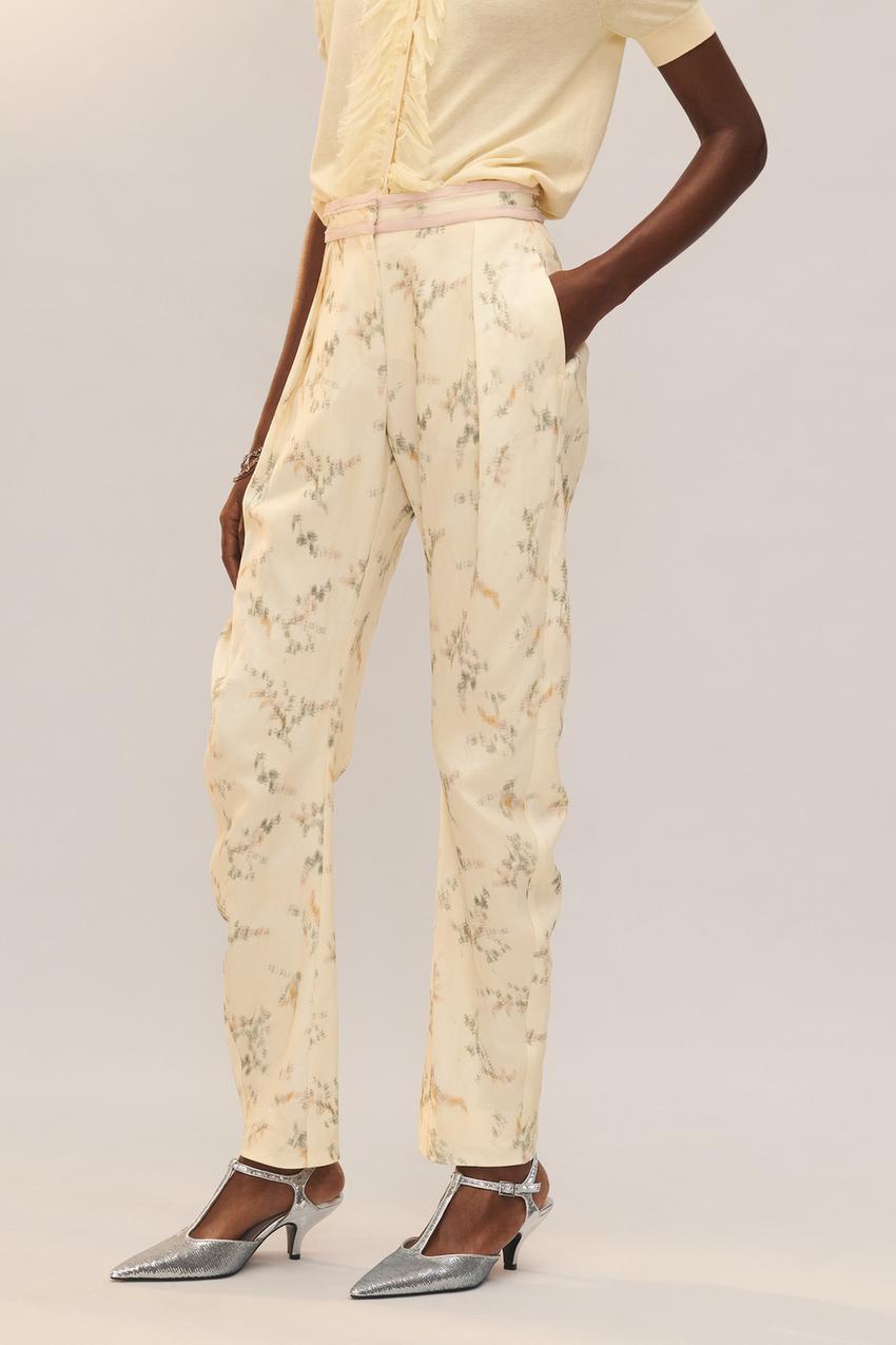 Pantalon imprimé à fleurs Édition limitée