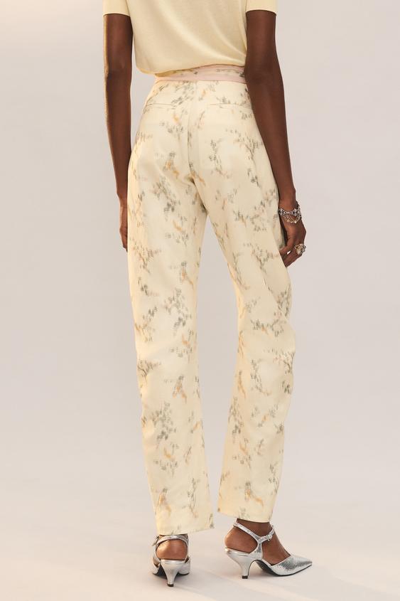 Pantalon imprimé à fleurs Édition limitée