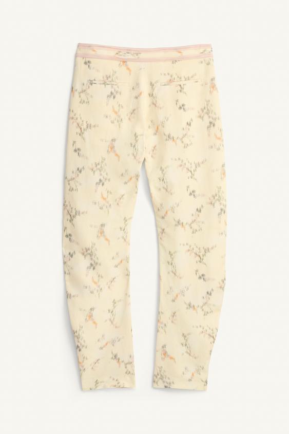 Pantalon imprimé à fleurs Édition limitée