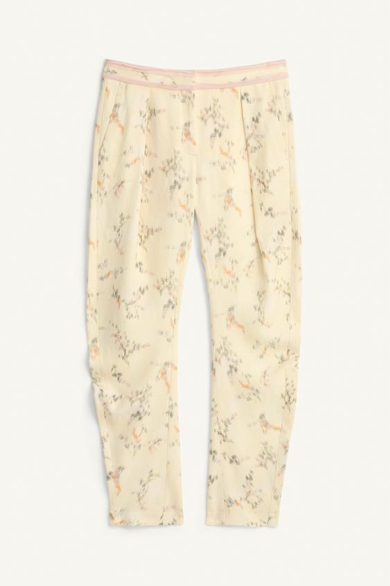 Pantalon imprimé à fleurs Édition limitée